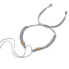 Nudo de Flor de Durazno Estilo Antiguo Pulsera Semi-Terminada Tejida a Mano con Hilo de Cinco Colores para el Año de Nacimiento DIY Joyería de Mano Accesorios para Pulseras Venta al Por Mayor