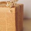 80g Papel de Regalo Grueso con Diseño de Flores de Periódico Inglés Material para Ramo Floral Empaque de Regalo Periódico Inglés Papel Kraft Al por Mayor