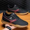 Zapatos de Hombre con Suela Blanda Resistentes al Desgaste, Nuevos Zapatos Blancos Paul Trendy Cubiertos de Cuero, Zapatillas Deportivas de Amortiguación de Aire Estilo Coreano, Zapatos Deportivos con Cordones para Hombre