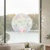 BR-JD510 Láser Colorido Palma de Loto Sol Luna Autoadhesivo Atrapasoles Pegatina para Ventana Pegatina Decorativa de Vidrio para el Hogar