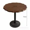 Sofá de sala de charutos estilo americano bar de uísque, conjunto de mesa e cadeiras de café estilo Western vintage, cadeira de tigre para uma pessoa
