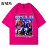 Estação Independente Design de Senso de Moda Verão Masculina Manga Curta Marca de Moda INS Senso Avançado Camiseta Roupas da Moda BF Atravessar Fronteira desejo