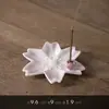 Porta incienso de cerámica de ciervo lindo, mascota de té creativa, decoración de escritorio, quemador de incienso para el hogar, soporte para varillas de incienso, adorno