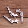 2 Cores 15*36mm Novo Pingente Charme Arma Pistola Liga Acessórios de Joia DIY Pingente Retrô