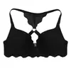 Sujetador Push-Up de Espalda Bella con Cierre Frontal Zeriluna en Múltiples Colores, Amigable con la Piel, Transpirable, Moldea el Cuerpo, Ropa Interior Push-Up de Espalda Bella sin Costuras