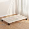 Estante para Flores de Pie para Sala de Estar Estante de Almacenamiento Móvil Bandeja Estante para Flores Subestructura Soporte de Rueda Universal Estante de Almacenamiento para Balcón