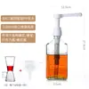 Venta al por mayor Miel Tipo Empuje Frasco Sellado Botella de Llenado de Vidrio Exprimir Mermelada Vacío Té de Leche Grado Alimenticio Azúcar