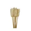 Brochetas pequeñas al por mayor para barbacoa de mercado nocturno, selección completa de brochetas calientes y frías, brochetas fritas, productos semiacabados, pollo Bobo y brochetas de cordero