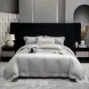 Conjunto de Quatro Peças Modelo Novo 2026, Conjunto de Quatro Peças Estilo Luxo Leve, Conjunto de Quatro Peças de Algodão de Fibra Longa de Xinjiang Acetinado, Confortável para Quarto de Dormitório