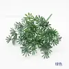 Ramas artificiales de pino de plástico, follaje realista para arreglos florales, decoraciones de pared de plantas, hojas de aguja de pino, flores de plástico, decoraciones para sala de estar