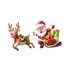 VA-KG041 Reno Navideño Papá Noel Dormitorio Sala de Estar Pegatinas para Interruptores Pegatinas Decorativas de Pared Autoadhesivas Venta al por Mayor Comercio Exterior