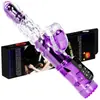 Vibrador de bola giratoria de cuentas de colores, telescópico, vibratorio, calefactor, para lamer la lengua, expansible, con rodillo oscilante, masturbador femenino, stick AV, venta al por mayor
