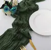 Estilo Americano de Luxo Mesa de Chiffon Plissado Boêmio de Linho para Festa Runner de Queijo Cruzamento Ebay Bali