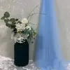 Cortina de Tela Serie Azul y Amarillo Otoño Guardería Estilo Pintura al Óleo de Otoño Decoración Creación de Ambiente Temporada de Regreso a Clases Escenario de Tela Cortina de Tela con Fondo Azul y Amarillo