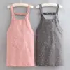 Nuevo delantal simple de bolsillo alto, moderno para uso en la cocina, cocina casera, comedor, babero para adultos con logo personalizado