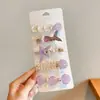 Lindos pasadores de pelo coloridos estilo coreano para mujer, pinzas de cocodrilo de alta gama y exquisitas con forma de lazo, pasadores laterales dulces para flequillo inspirados en la dopamina