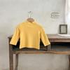 Ins estilo coreano para hombre y mujer de terciopelo todo a juego cálido de invierno cuello alto camiseta interior para recién nacido calefacción de terciopelo top engrosado