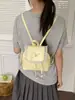 Mochila de Lunares Dulce Estilo Nuevo Transfronteriza, Moderna y a la Moda, Mochila Versátil para el Trabajo, Bolsa Escolar Pequeña de Aspecto Elegante