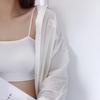Ropa interior para estudiantes mujeres, Tirantes estilo coreano para sujetador wraps para estudiantes de secundaria, Chaleco sexy para niña para usar como prenda exterior, Sujetador tipo tubo con wraps para el pecho