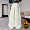 Pantalones de Chándal para Niña Otoño e Invierno 2026 Nuevo Estilo Casual Niña Estilo Coreano Niños Medianos y Grandes Pantalones de Chándal Gruesos con Forro Polar Ropa Infantil Transfronteriza
