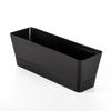 Fábrica transfronteriza, venta al por mayor, balcón familiar, cuenco rectangular para verduras, mini maceta de plástico para jardinería, maceta de canal largo y perezoso.