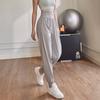 Pantalones de yoga holgados de verano, nuevos, de moda, populares en Internet, de cintura alta, adelgazantes, estilo deportivo, finos, de entrenamiento, de secado rápido, para fitness.