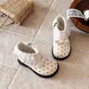Botines de encaje de lunares para niños, nueva colección otoño 2026, botas elegantes para niñas, colección de otoño para bebés niñas, elegantes botas de princesa