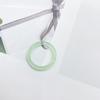 Anel Colorido Vintage Coreano Transparente de Ácido Acético Todos os Tamanhos Anel de Placa Transparente Anel INS para Meninas