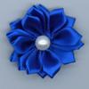 Caja de Regalo Decoración Cinta de Poliéster Flor de Múltiples Ángulos Flor de 16 Puntas 4cm Flor Hecha a Mano Cinta de Flor Perla Accesorios para Ropa Joyería