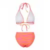 2026 Nuevo Estilo Europeo y Americano Transfronterizo Amazon Comercio Exterior Clásico Dividido Sexy Conjunto de Traje de Baño de Tres Piezas para Mujer