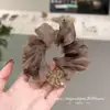 Selección PremiumNuevo Scrunchie de Organza con Pedrería Brillante Elástico para el Cabello Versátil y de Moda Accesorio para el Cabello Elegante y de Lujo