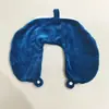 Almofada em Formato de U de Espuma de Memória para Suporte da Coluna Cervical, Travesseiro de Pescoço para Viagem Transfronteiriça com Logotipo Personalizado