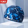 Gorro de natación para hombres y mujeres, impermeable, para la cabeza, para cabello largo, protección especial para los oídos, gorro de natación para niños, gorro de tela cómodo.