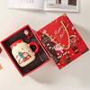 Amazon Explosiones Navidad Taza de Anciano Taza de Cerámica Taza de Café Regalo Taza de Agua Taza de Navidad Regalo Acompañante