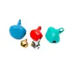 Color campana pequeña campana de hierro hecha a mano pulsera tobillera DIY accesorios colgante llavero materiales de decoración campana para mascotas