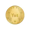 Moneda de Juguete para Tomar Decisiones Sí/No Moneda de la Suerte para Pedir Deseos Medalla Conmemorativa Juguete de Moneda Conmemorativa Regalo Creativo Nicho Gama Alta