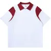 Camisa Polo de Algodón Personalizada Verano 2023 Nuevo ins Moda Estilo Hong Kong Manga Corta para Hombre Camiseta Unisex Imprimible