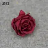 Cabeza de Rosa Rizada Artificial Pequeña 6cm Brote de Rosa Pequeño Individual Pasador Hecho a Mano Paquete de Materiales de Flores Decoración de Pared de Flores
