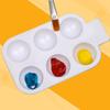 Paleta de pigmentos de flor de ciruelo grande y mediana al por mayor de fábrica, paleta de acuarela de propileno y gouache, caja de paleta al por mayor