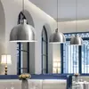 Luminária pendente de cabeceira UFO estilo Bauhaus de Lynn, adequada para entradas, salas de jantar, bares e quartos; luminária pendente de ferro