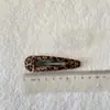 Presilha de Cabelo Estilo Vintage com Estampa de Leopardo Bb Clip para Mulheres, Grampo para Franja da Testa, Presilha Lateral para a Parte de Trás da Cabeça, Acessório de Cabelo de Luxo Venda por Atacado