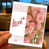 Tanabata Palavras de Amor Românticas para Casal Ritualístico Floricultura Cartão de Flor para Floricultura Buquê de Dia dos Namorados Cartão de Cumprimentos Cartão Pequeno Presente