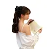 Popular en Tiktok Clip de Estrellas con Lazo para Mujer Volumen para Cola de Caballo Media Cola Elegante Cola de Caballo en la Parte Posterior de la Cabeza Venta al por Mayor en Stock