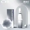 Paraguas con protección solar de doble uso, con recubrimiento negro, de macarrón degradado, alto valor estético, estilo salino degradado, totalmente automático, 8 varillas 306