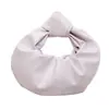 Bolsa de mão de nicho estilo coreano, bolsa tote pequena, bolsa plissada de nuvem requintada para o dia a dia, luxo leve, de alta qualidade, bolsa feminina da moda