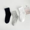 Nuevos Calcetines de Algodón Peinado para Niños y Niñas Otoño e Invierno Absorbentes de Sudor y Desodorantes Calcetines Deportivos