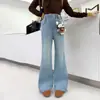 Pantalones Acampanados Elásticos para Niñas 2026 Primavera/Otoño Nuevos Elegantes Estilo Coreano para Niñas Medianas/Grandes Pantalones Largos Acampanados Tendencia Transfronteriza