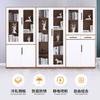 Gabinete de archivo metálico para desmontar, lado estrecho, gabinete de datos de hierro, casillero, gabinete de archivos para oficina con cerradura, gabinete para certificados financieros