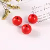 Amazon Transfronterizo Nuevo 16mm Kidsren's DIY Colorido Cuentas de Madera Hechas a Mano Cuentas Sueltas de Hemu Accesorios para Cuerdas Venta al por Mayor