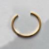 Pulsera de Temperamento Simple en forma de C Estilo Coreano Ins Estilo Frío Combinable Abertura Estrecha Pulsera Abierta Ajustable